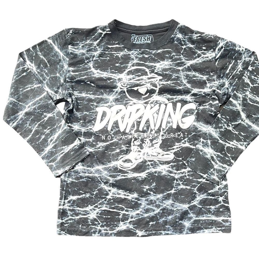Fresh Laundry Drip king tie dye long sleeve tee